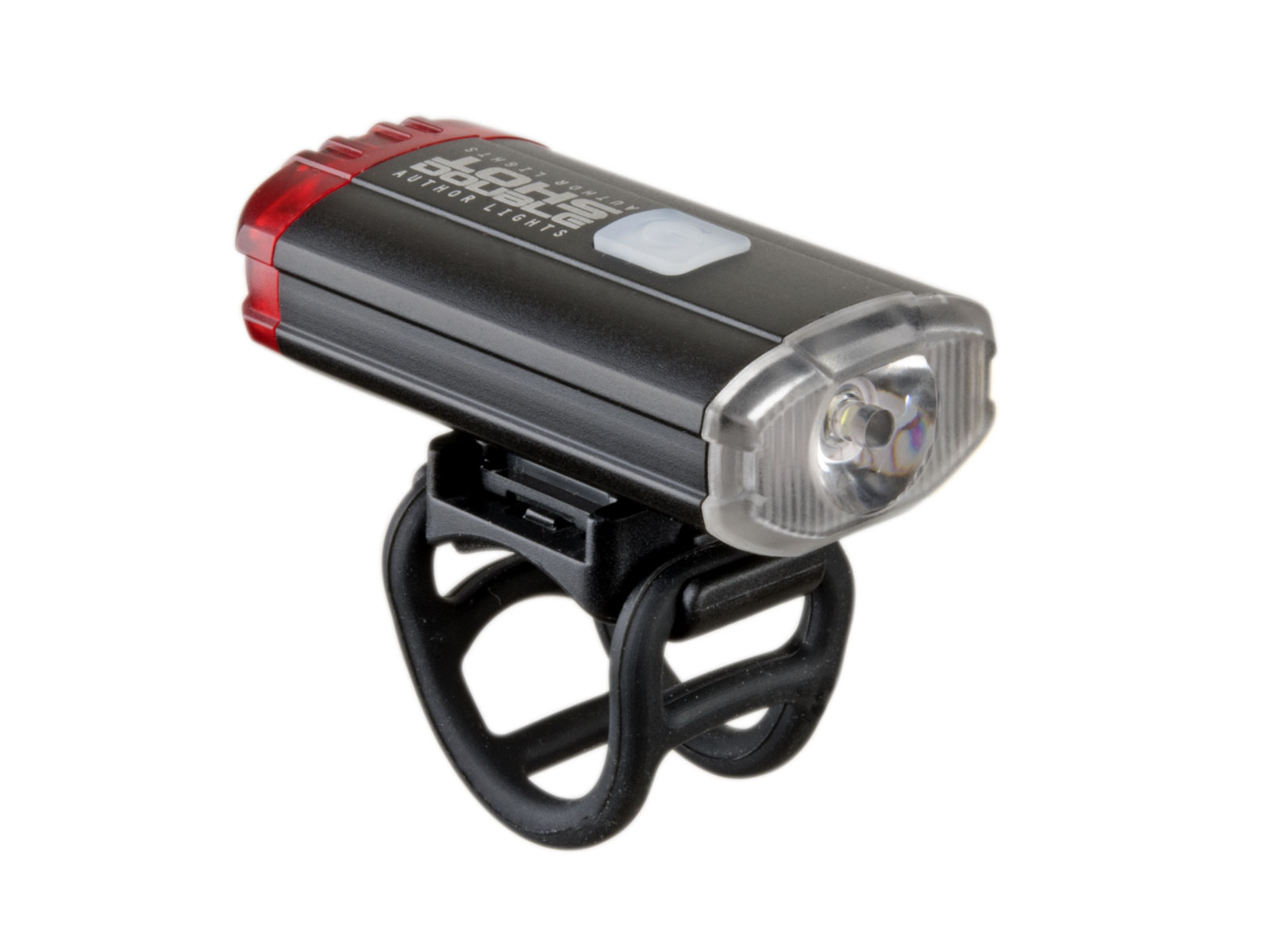 AUTHOR Světlo Př/Zad. A-DoubleShot 250 / 12 lm USB